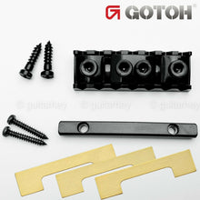 Load image into Gallery viewer, NEW Gotoh GLN-7 Locking Nut 7-String - Top Mount Type - 48mm Width - BLACK SATIN