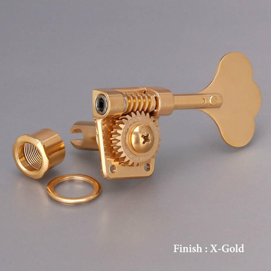 NEW Gotoh GB528 Res-O-Lite Vintage Bass L4+R1 Set Lightweight 4x1 ANTIQUE X-GOLD