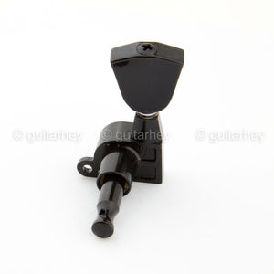 NEW Gotoh SG360-04 Tuners Set Mini Schaller Style Keystone w/ screws 3x3 - BLACK