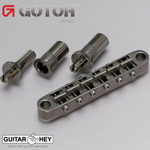 Load image into Gallery viewer, NEW Gotoh Ti103B-T Nashville Tune-o-matic Bridge M8 Stud Titanium Saddles COSMO