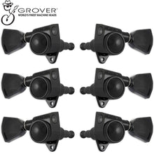 Load image into Gallery viewer, NEW Grover 502CK LOCKING Tuners 3x3 for Modern Gibson Les Paul SG - BLACK