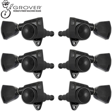 NEW Grover 502CK LOCKING Tuners 3x3 for Modern Gibson Les Paul SG - BLACK