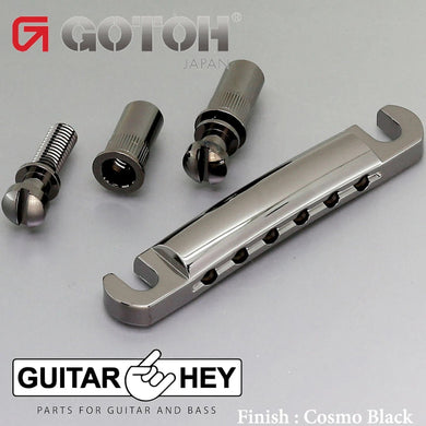 Gotoh GE101A-T Modern ALUMINUM Tailpiece Metric Studs for Import Guitars COSMO