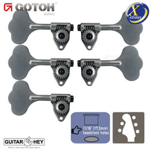 Load image into Gallery viewer, NEW Gotoh GBU510C-12 Bass 5-String L2+R3 11/16&quot; Tuners Clover Key 2x3 - X-CHROME