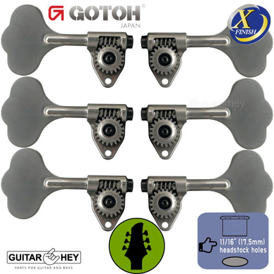 NEW Gotoh GBU510C-12 Bass 6-String L3+R3 11/16