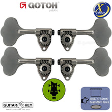 Carregar imagem no visualizador da galeria, NEW Gotoh GBU510C-12 Bass 4-String L2+R2 11/16&quot; Tuners Clover Key 2x2 - X-NICKEL