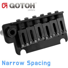 Load image into Gallery viewer, NEW Gotoh NS510T-FE1 Non-locking 2 Point Tremolo Bridge Narrow Spacing - BLACK