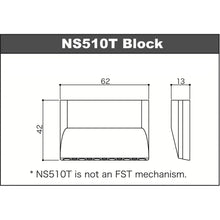 Carregar imagem no visualizador da galeria, NEW Gotoh NS510T-FE1 Non-locking 2 Point Tremolo Bridge Narrow Spacing, COSMO BK