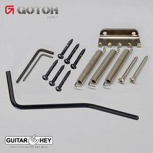 Load image into Gallery viewer, NEW Gotoh 510T-BS2 Non-locking 6 Point Tremolo Bridge Brass Saddles - BLACK