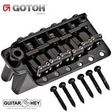 Load image into Gallery viewer, NEW Gotoh 510T-SF2 Non-locking 6 Point Tremolo Bridge SHORT 37mm Block - BLACK