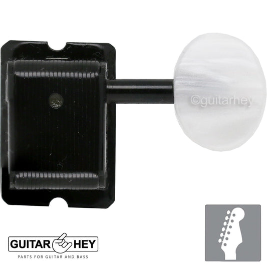 NEW Gotoh SD91-P5W 6-In-Line Vintage Style Tuners for Fender Strat Tele - BLACK