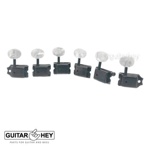 NEW Gotoh SD91-P5W 6-In-Line Vintage Style Tuners for Fender Strat Tele COSMO BK