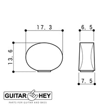 Load image into Gallery viewer, NEW Gotoh SD91-P5W 6-In-Line Vintage Style Tuners for Fender Strat Tele COSMO BK