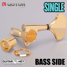 Load image into Gallery viewer, NEW (1) Gotoh GB350 Res-O-lite Bass Machine Head BASS SIDE - SINGLE - GOLD