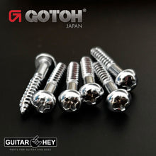 Load image into Gallery viewer, NEW (6) Gotoh Tremolo Replacement Screws for 510T/GE101/GE102 Bridges - CHROME