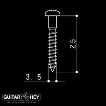 Load image into Gallery viewer, NEW (6) Gotoh Tremolo Replacement Screws for 510T/GE101/GE102 Bridges - CHROME