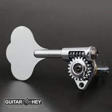 Carregar imagem no visualizador da galeria, NEW Gotoh GBU510C-12 Bass Tuners 4-inline 11/16&quot; Clover Key - LEFTY -CHROME