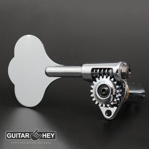 NEW Gotoh GBU510C-12 Bass Tuners 4-inline 11/16" Clover Key - LEFTY -CHROME