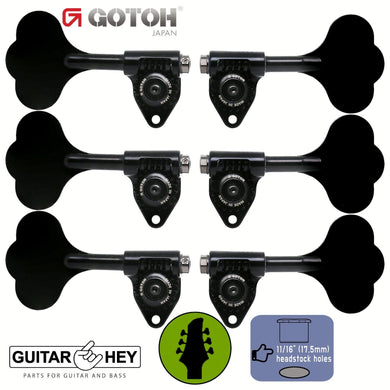 NEW Gotoh GBU510C-12 Bass 6-String L3+R3 11/16