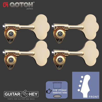 NEW Gotoh GBU510C-12 Bass 4-STRING Tuners 4-inline 11/16