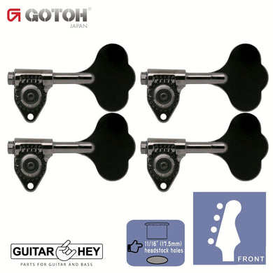NEW Gotoh GBU510C-12 Bass 4-STRING Tuners 4-inline 11/16