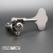 Load image into Gallery viewer, NEW Gotoh GBU510C-12 Bass 4-STRING Tuners 4-inline 11/16&quot; Clover Key - COSMO BK