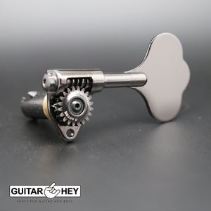 NEW Gotoh GBU510C-12 Bass 4-STRING Tuners 4-inline 11/16" Clover Key - COSMO BK