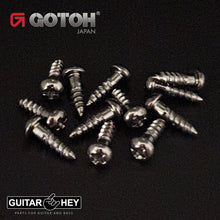 Load image into Gallery viewer, (12) Gotoh Guitar Replacement Screws for SXB510/SXN510/SE700/SE770 - COSMO BLACK