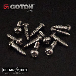 (12) Gotoh Guitar Replacement Screws for SXB510/SXN510/SE700/SE770 - COSMO BLACK