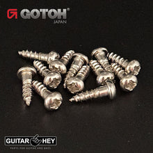 Load image into Gallery viewer, (12) Gotoh Guitar Replacement Screws for SXB510/SXN510/SE700/SE770 - NICKEL