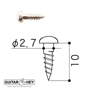 (12) Gotoh Guitar Replacement Screws for SXB510/SXN510/SE700/SE770 - NICKEL