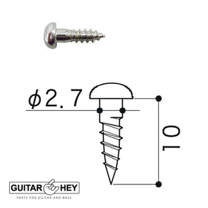 (12) Gotoh Guitar Replacement Screws for SXB510/SXN510/SE700/SE770 - CHROME