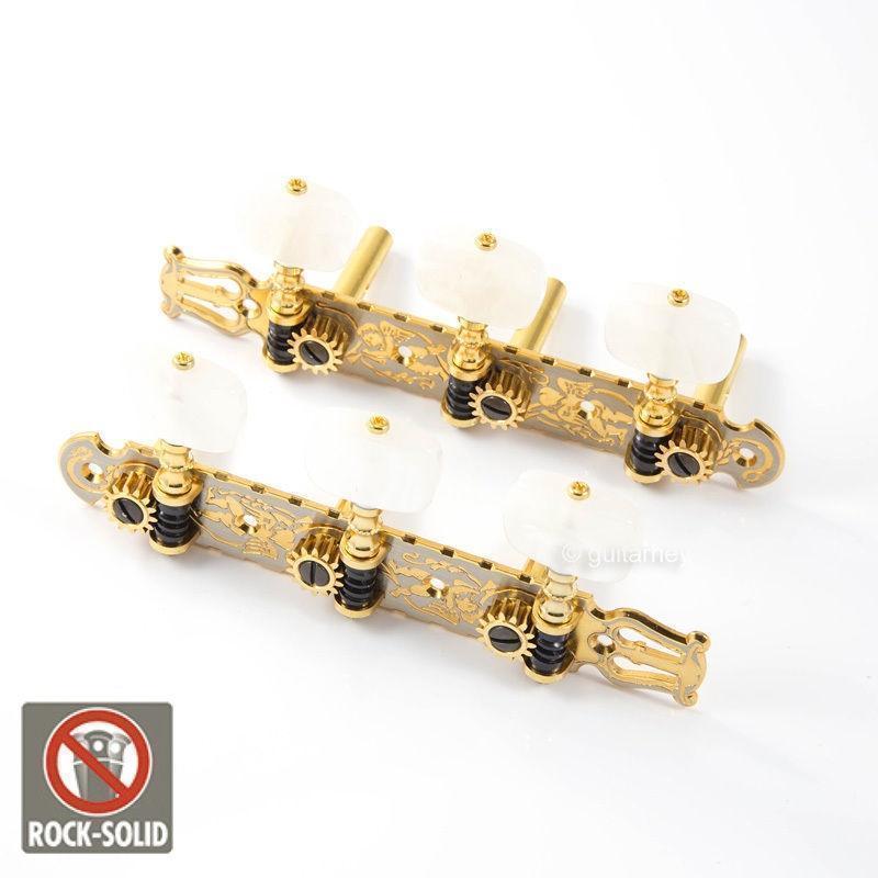 NEW Gotoh 35P3600T-1W Classical Guitar Tuning Machine Heads w/ Screws - TWO-TONE