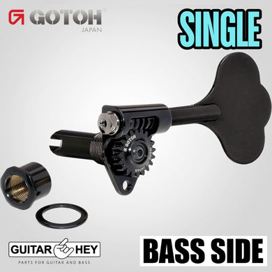 NEW (1) Gotoh GBU510C-9 Replacment Bass Machine Head BASS SIDE, SINGLE - BLACK