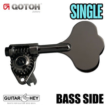 Load image into Gallery viewer, NEW (1) Gotoh GBU510C-9 Replacment Bass Machine Head BASS SIDE, SINGLE, COSMO BK