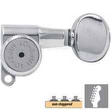 Load image into Gallery viewer, NEW Hipshot 6-in-Line Schaller Mini Locking M6 Style Non-Staggered D05 - CHROME