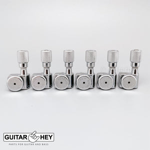 NEW Hipshot STAGGERED Tuners Fender® Directrofit™ Locking LEFT-HANDED - CHROME