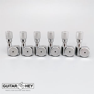 NEW Hipshot STAGGERED Tuners Fender® Directrofit™ LOCKING IND Buttons - CHROME