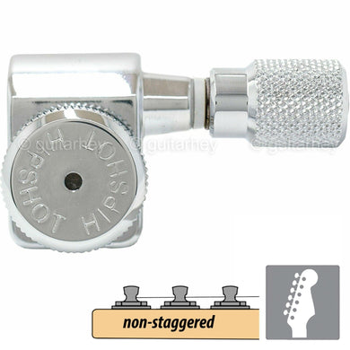 NEW Hipshot Non-Staggered Tuners Fender® Directrofit™ LOCKING IND Buttons CHROME