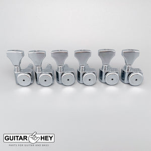 NEW Hipshot Non-Staggered Tuners Fender® Directrofit™ LOCKING HSP-C - CHROME