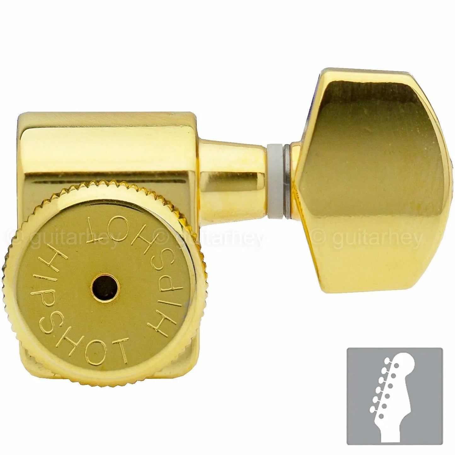 NEW Hipshot Non-Staggered Tuners Kit Fender® Directrofit™ LOCKING 21:1 - GOLD