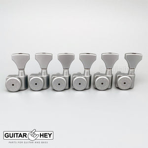 NEW Hipshot STAGGERED Tuners Fender® Directrofit Locking HS-S LEFT-HANDED SATIN