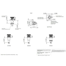 Carregar imagem no visualizador da galeria, NEW Hipshot 6 inline STAGGERED Locking Set LEFT-HANDED w/ SMALL Buttons - BLACK