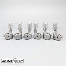 Carregar imagem no visualizador da galeria, NEW Hipshot Grip-Lock Open-Gear LOCKING Tuners w/ KNURLED Buttons 3x3 - SATIN