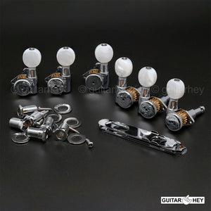 NEW Hipshot Grip-Lock Open-Gear w/ PEARLOID Buttons UMP Upgrade Kit 3x3 - CHROME