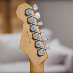 NEW Hipshot STAGGERED Tuners Fender® Directrofit™ LOCKING HEX-P Buttons - SATIN