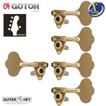 Carregar imagem no visualizador da galeria, NEW Gotoh GBU510C-9 Compact Bass 5-String L4+R1 Tuners Clover Key 4x1 - X-GOLD