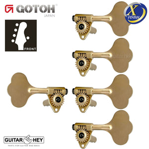 NEW Gotoh GBU510C-9 Compact Bass 5-String L4+R1 Tuners Clover Key 4x1 - X-GOLD