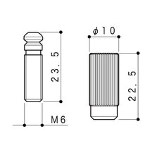 Carregar imagem no visualizador da galeria, NEW (2) Genuine Gotoh Replacement Studs for 510T/TS Tremolo Bridge - CHROME