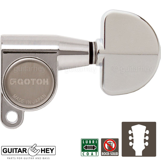 NEW Gotoh SG360-20 Mini Tuners Schaller Style w/ Large Dome Buttons 3x3 - NICKEL